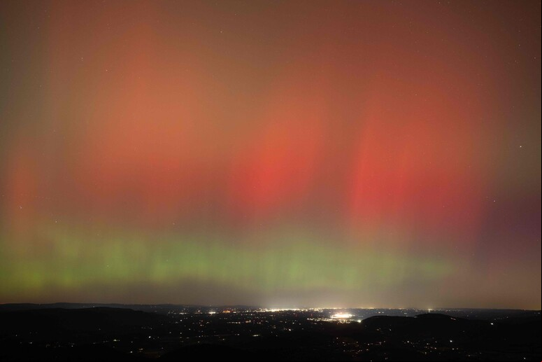 Aurora boreal é o efeito mais visível de tempestades solares © ANSA/AFP